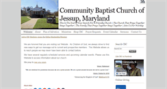 Desktop Screenshot of cbcjessup.org