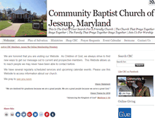 Tablet Screenshot of cbcjessup.org